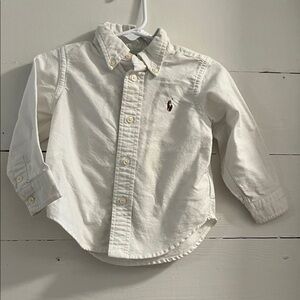 Polo by Ralph Lauren Kids Cream Button-Down Shirt